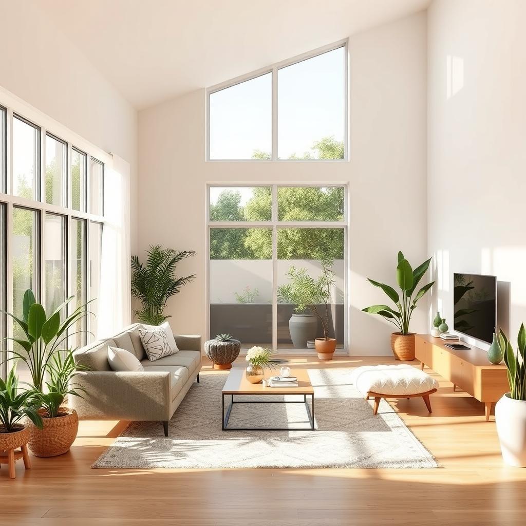 A bright, modern living room — the kind of Bay Area rental we cover